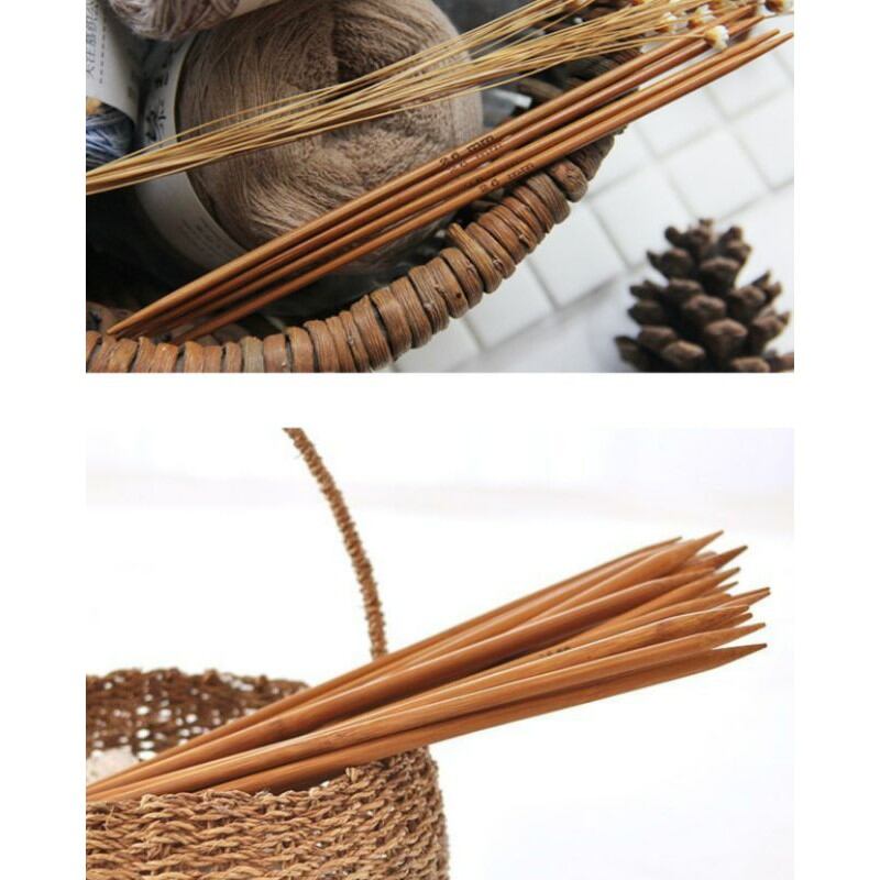 Kim đan 2 đầu gỗ dài khoảng 30cm ( bộ 4 que)