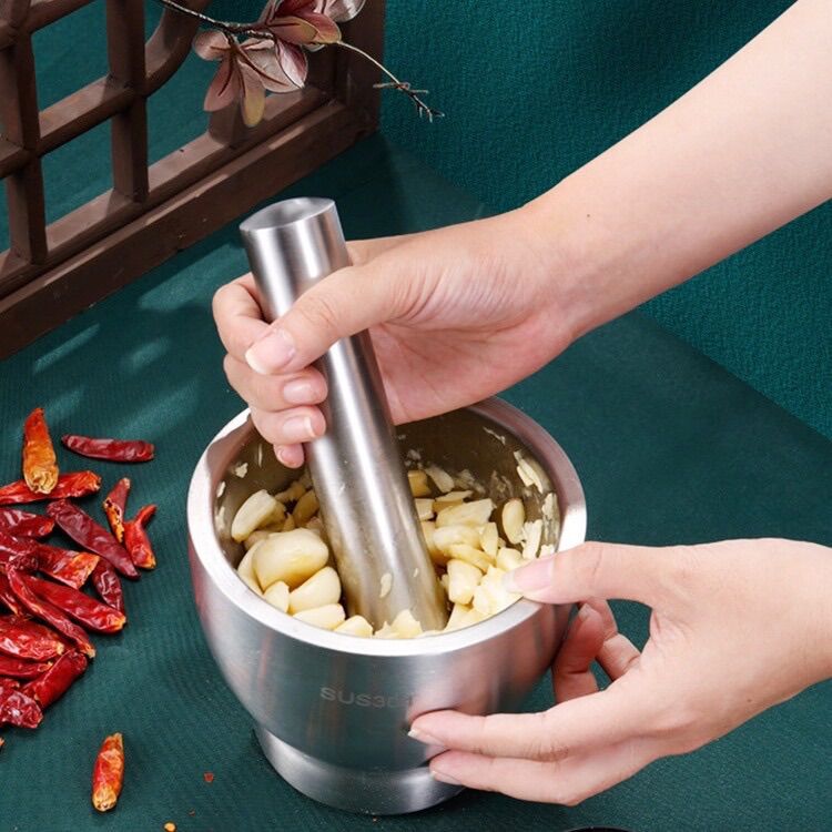 Bộ cối chày inox 304 nhiều size