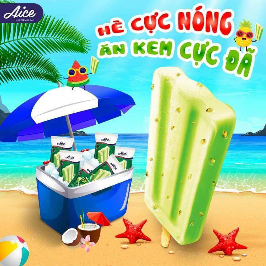 KEM AICE ĐẬU XANH