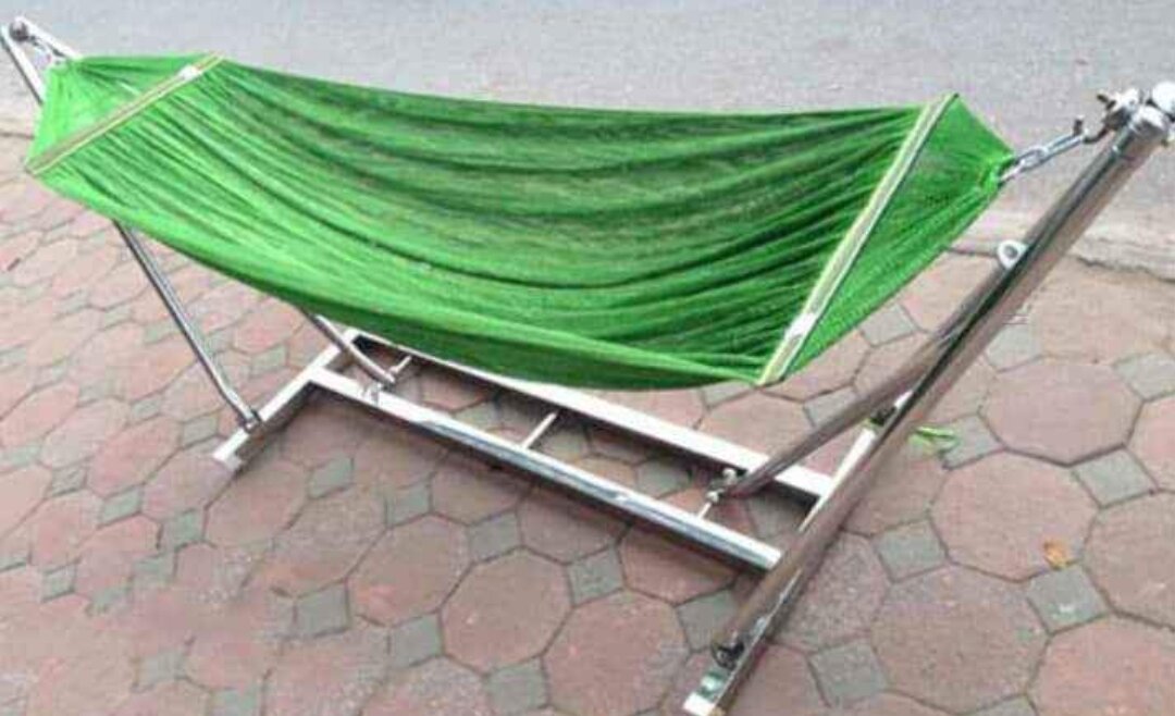 Khung võng inox chân vuông ko kèm lưới võng