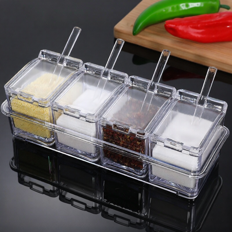 Bộ Hộp Gia Vị Nhiều Ngăn
