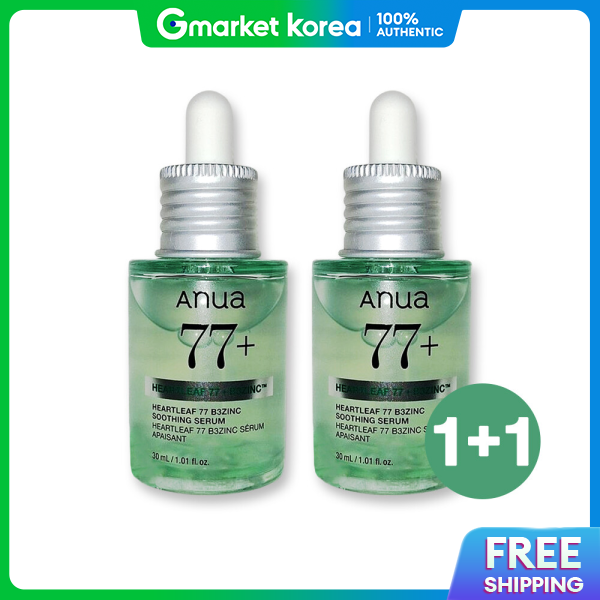 Anua | Tinh chất trị mụn Anua Eoseongcho 77 B3 Zinc Trouble Serum 30ml+30ml