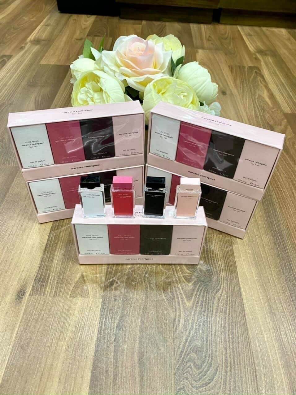 [SET] Sét nước hoa Narciso Rodriguez For Her Collection (7,5ml × 4pcs)