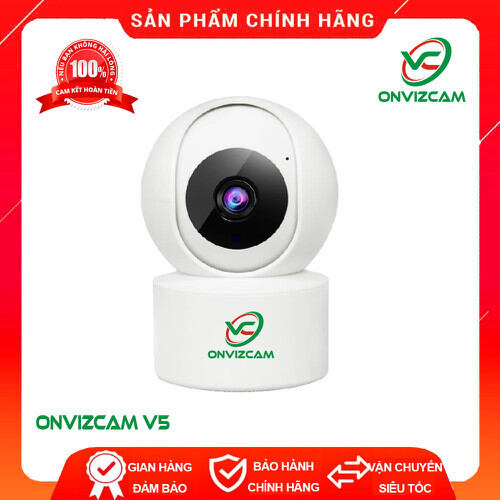 Camera wifi onvizcam 2.0 mpx fullhd xoay 360 độ đàm thoại 2 chiều báo động chống trộm v5 pro