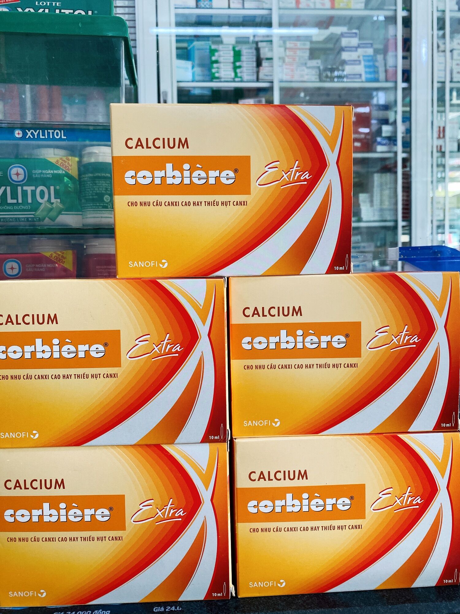 (Mẫu mới) Calcium corbiere extra hộp 30 ốngx10ml