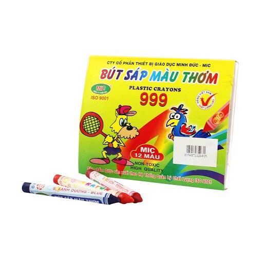 Sỉ 10 hộp bút sáp thơm Mic 12 màu - Bút sáp thơm