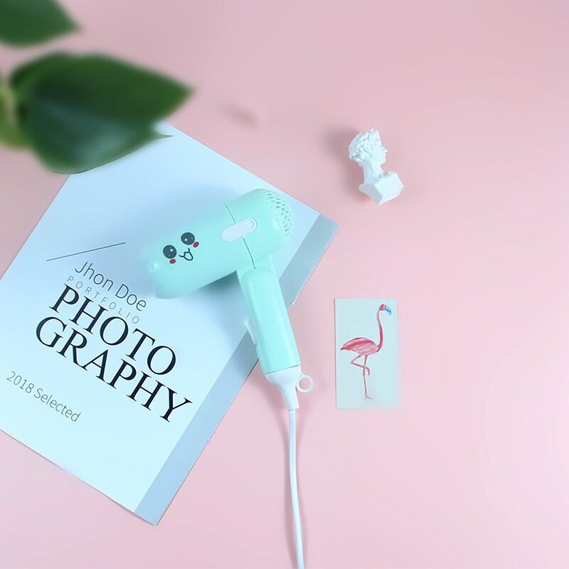 Máy Sấy Tóc Mini Icon Siêu Kute 2 Chế Độ Gấp Gọn sỉ nhận đặt hàng online