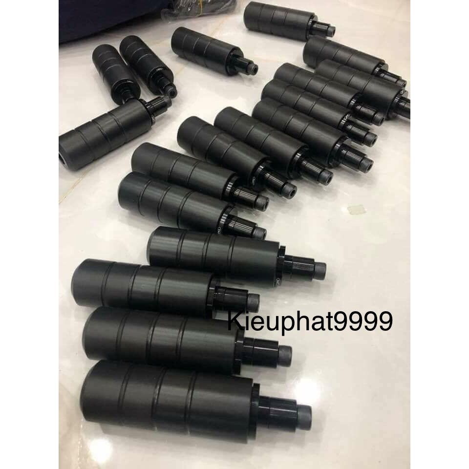 Bộ Gù chống Đỗ sau nhựa AbS và nhôm cnc 1 Cặp đen