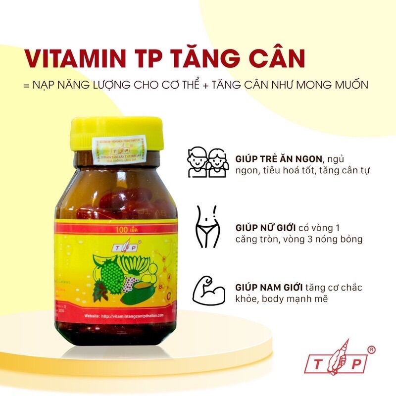 9 Vitamin. Tăng Cân TP Thái Lan ( Có check mã vạch sản phẩm )