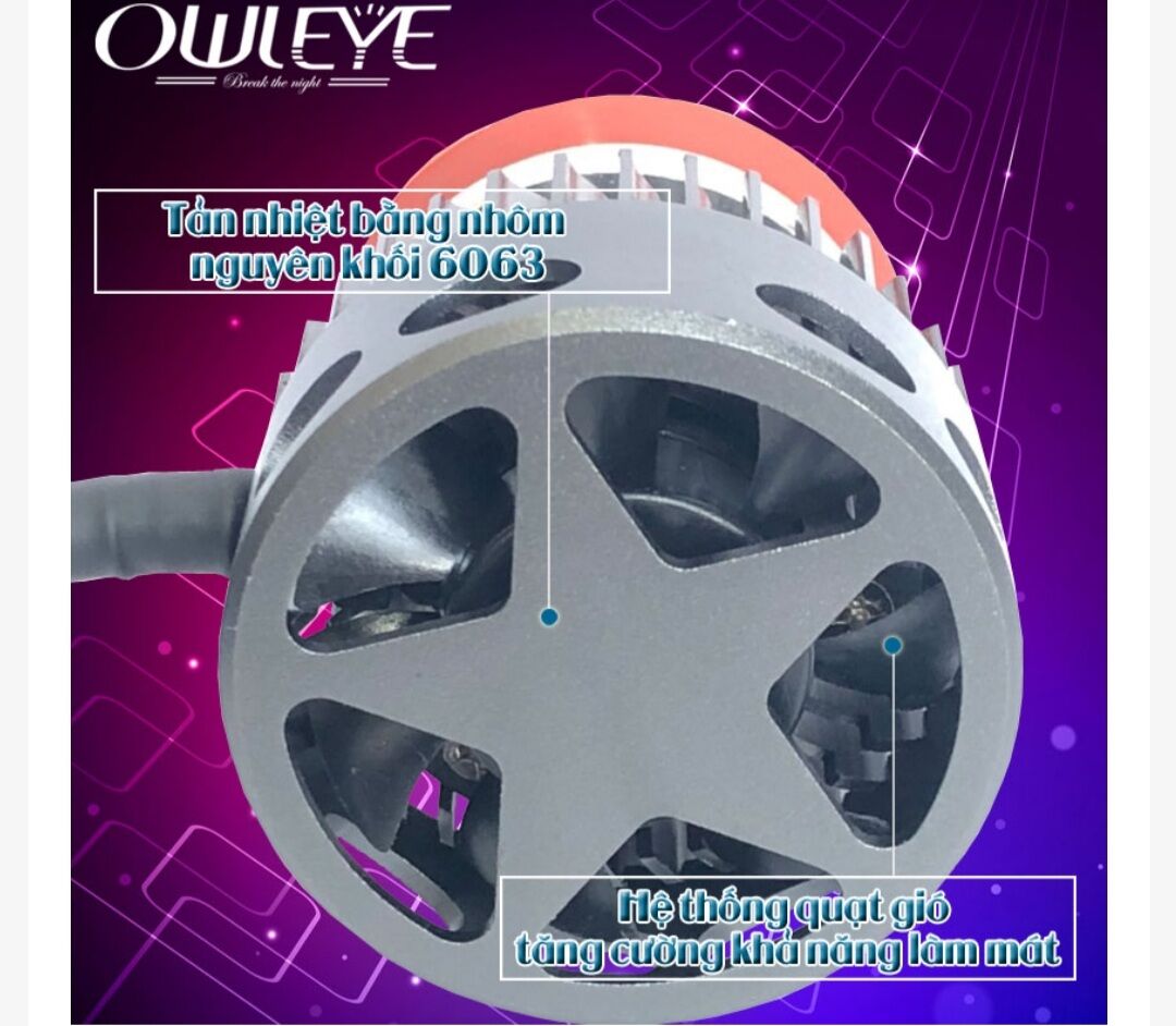 Đèn led Owleye A360/S2 2022 (Chuyên dụng dành cho bi cầu - Projector)