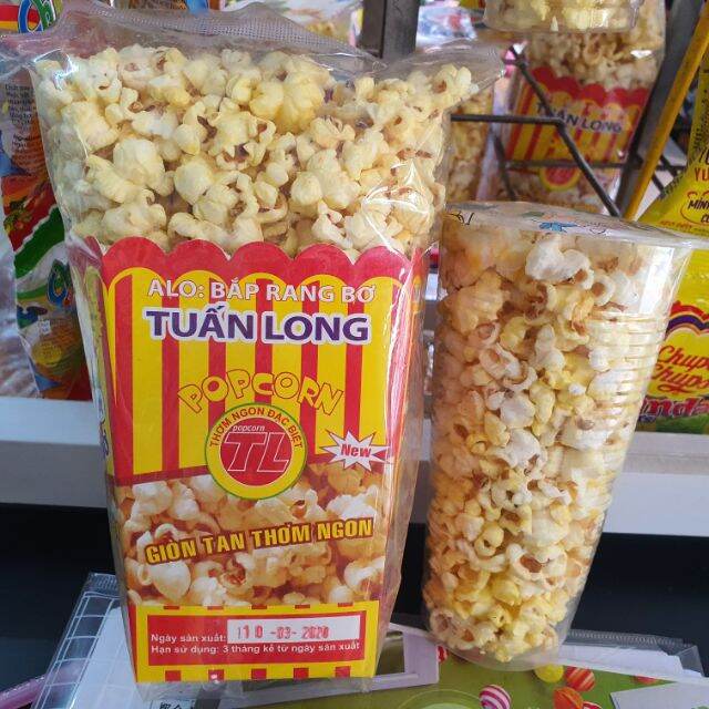Bắp mỹ rang bơ ăn liền nhiều vị