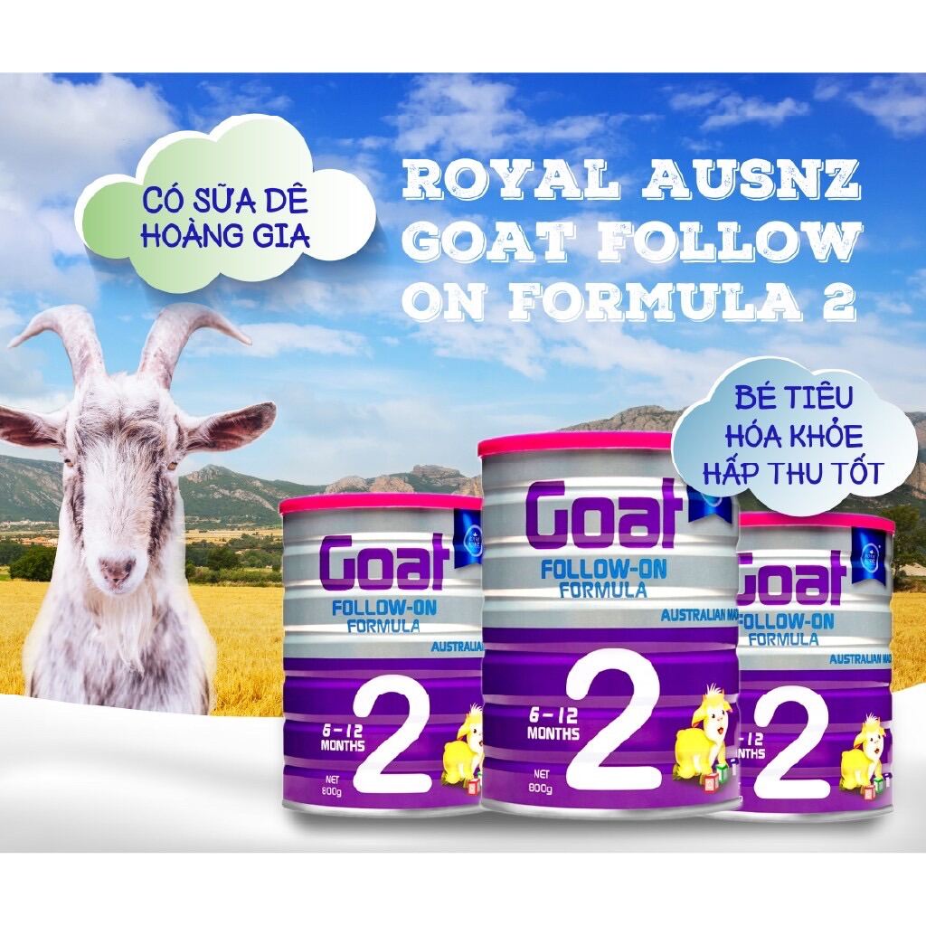 Sữa Dê Hoàng Gia Úc Goat Follow