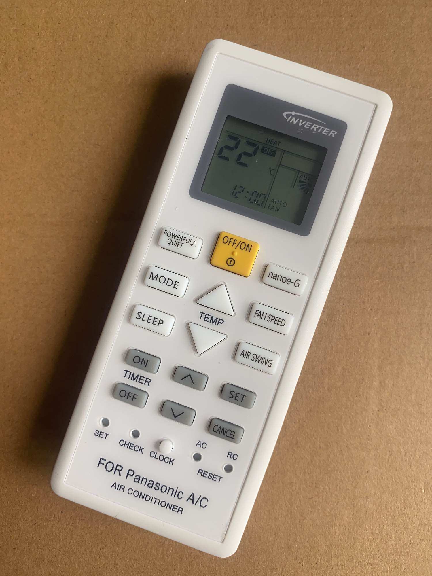 Remote máy lạnh panasonic 2 chiều
