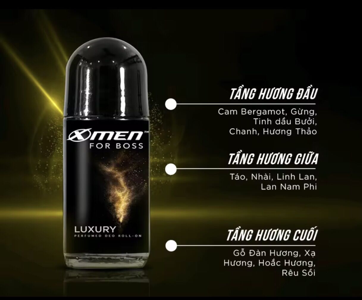 Lăn Khử Mùi Nam X MEN For Boss