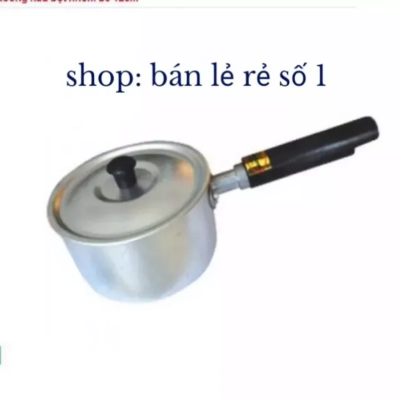 Nồi, xoong nấu bột bằng nhôm bền đẹp sáng bóng