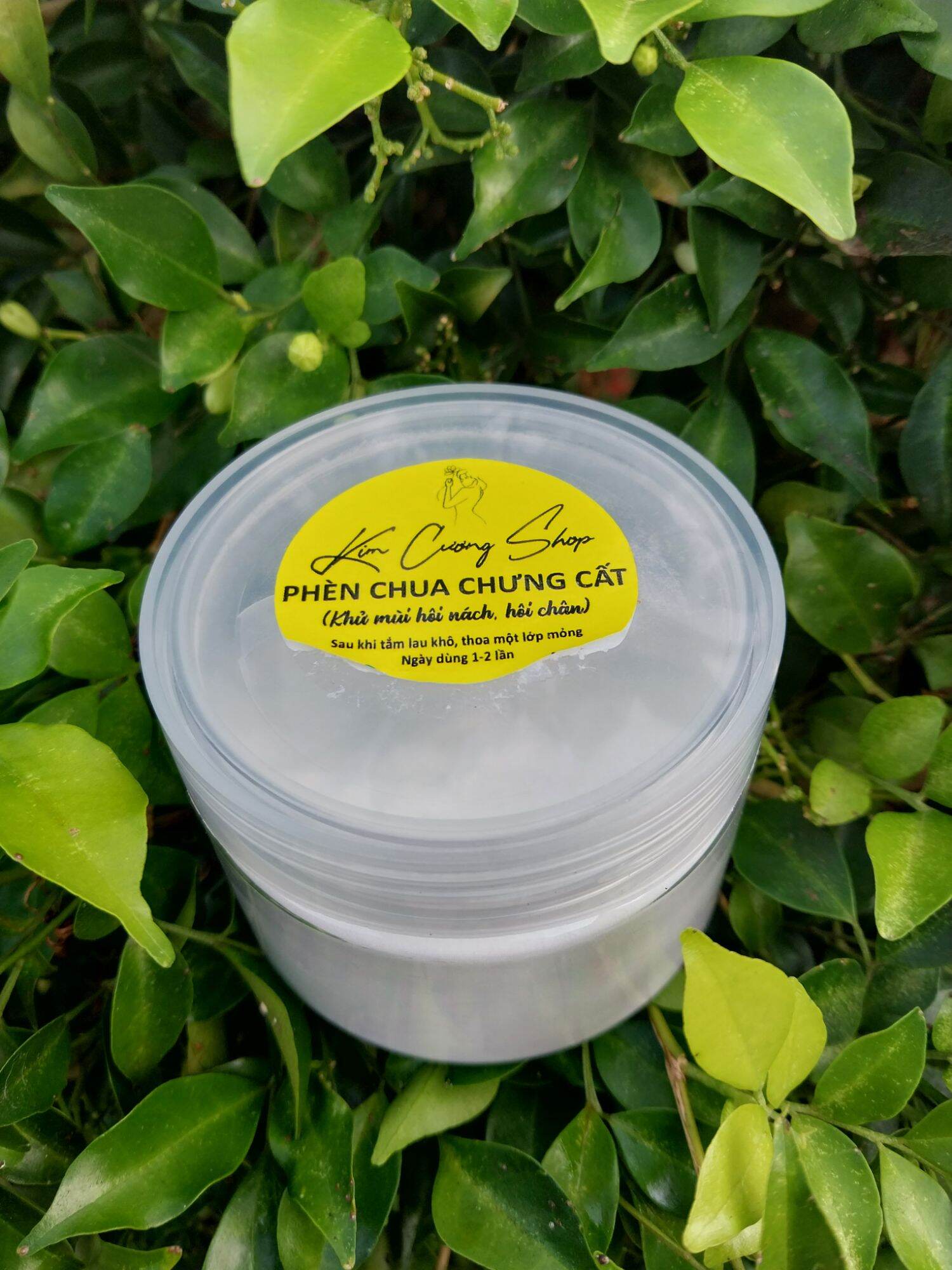 Phèn chua chưng cất (dứt điểm hôi nách, hôi chân)