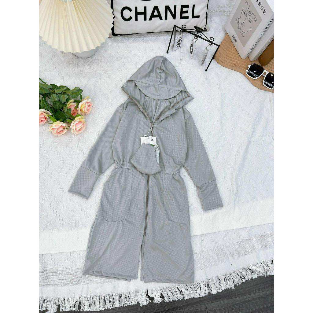 Áo chống nắng dáng dài tặng kèm khẩu trang cho bé , size từ 8-35kg - 6