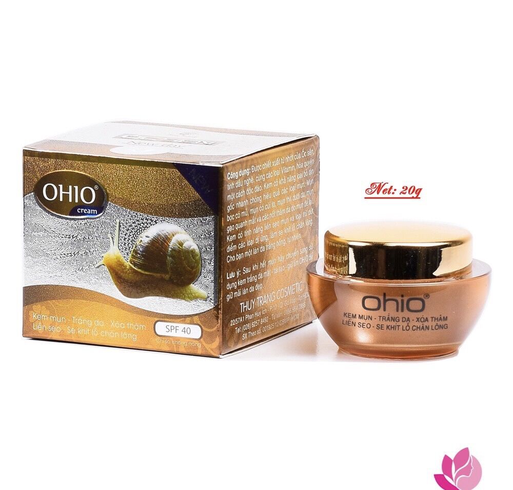 Kem mụn Ohio ốc sên 20 g 5.0