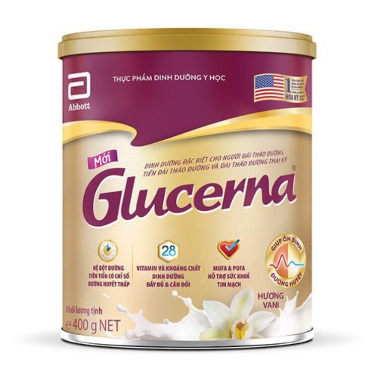 Sữa Bột Glucerna Vani 380g ( Sữa tiểu đường )