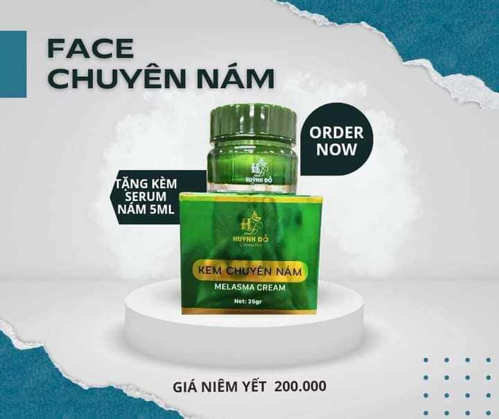 Kem huỳnh đỗ kem nám đồi mồi tàn nhang dưỡng trắng da