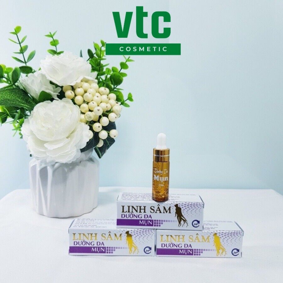 SERUM MỤN CẤP TỐC 24H LINH SÂM - chấm mụn