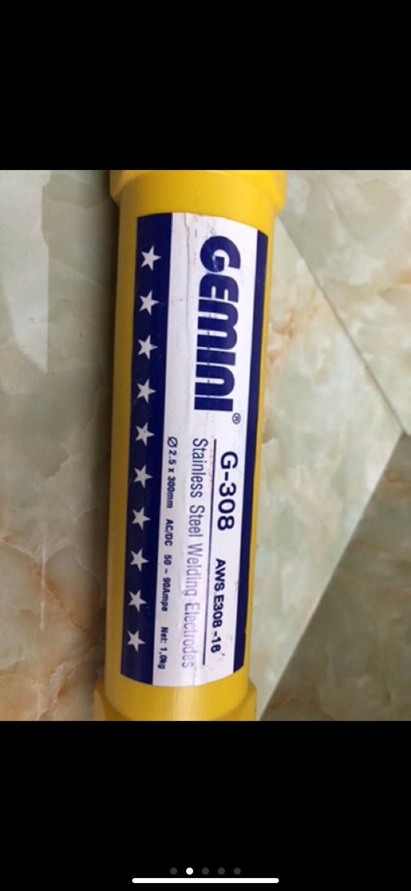 [HCM]QUE HÀN INOX KIM TÍN 2.5mm
