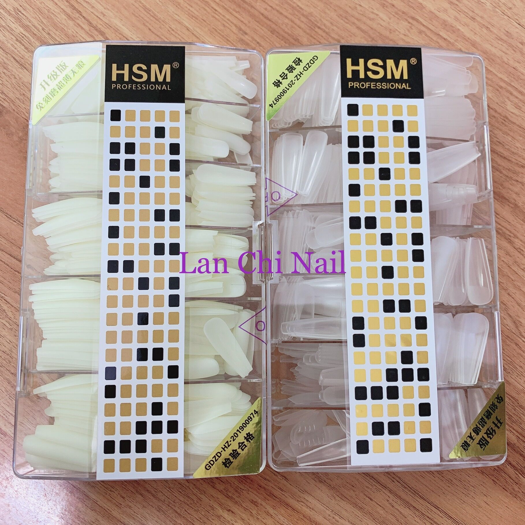 Móng úp HSM nhám form thang Hàn Quốc, móng úp thang nhám, móng úp tay
