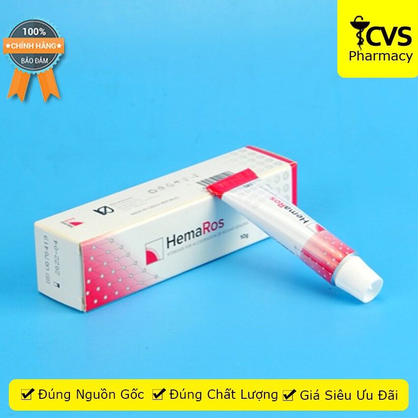 Gel HemaRos - Giúp Thúc Đẩy Mau Lành Vết Thương Hở -Nhanh liền-Hạn Chế Sẹo Xấu Hema Ros cvspharmacy