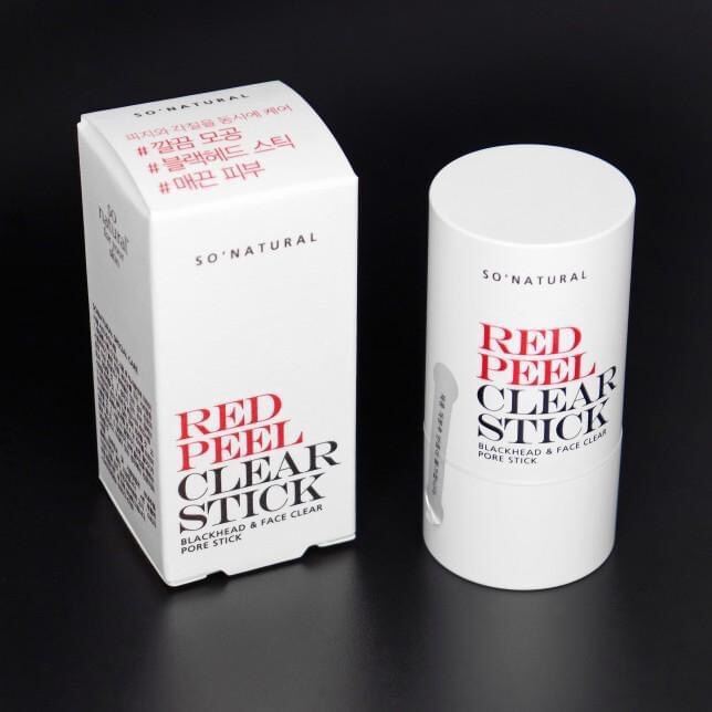 [Hcm]Thanh Lăn Mụn Red Peel Clear Stick Pore Blackhead & Face Sonatural