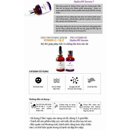 Serum cấp ẩm phục hồi Goodnoc Hydra B5 serum