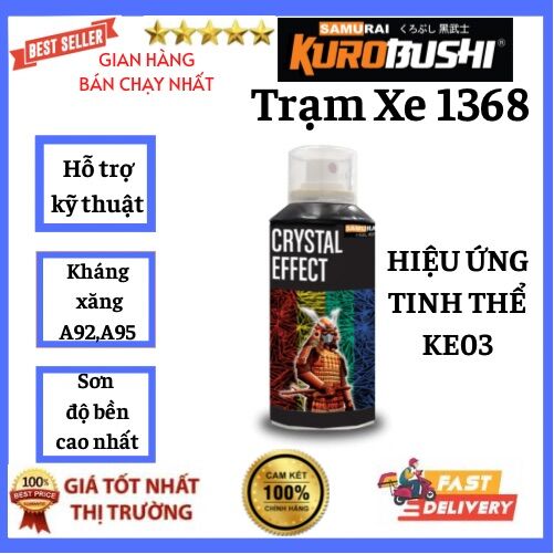 CHAI SƠN SAMURAI TẠO HIỆU ỨNG TINH THỂ KE03 150ML - SƠN TINH THỂ ĐỘC ĐÁO SÁNG TẠO