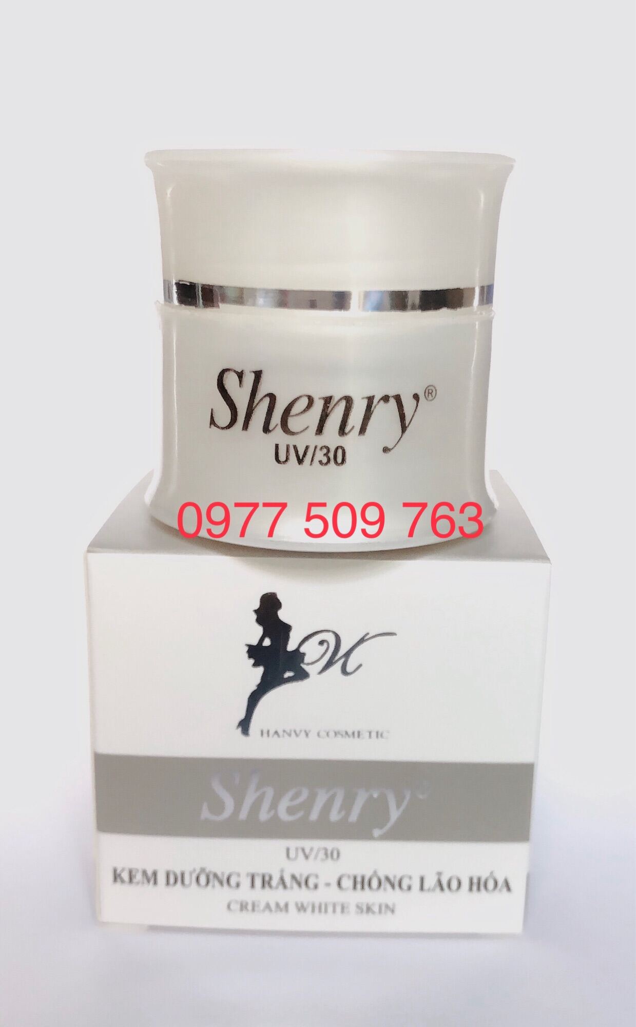 [Hcm]Kem Dưỡng Trắng - Chống Lão Hóa - Shenry - 10Gr