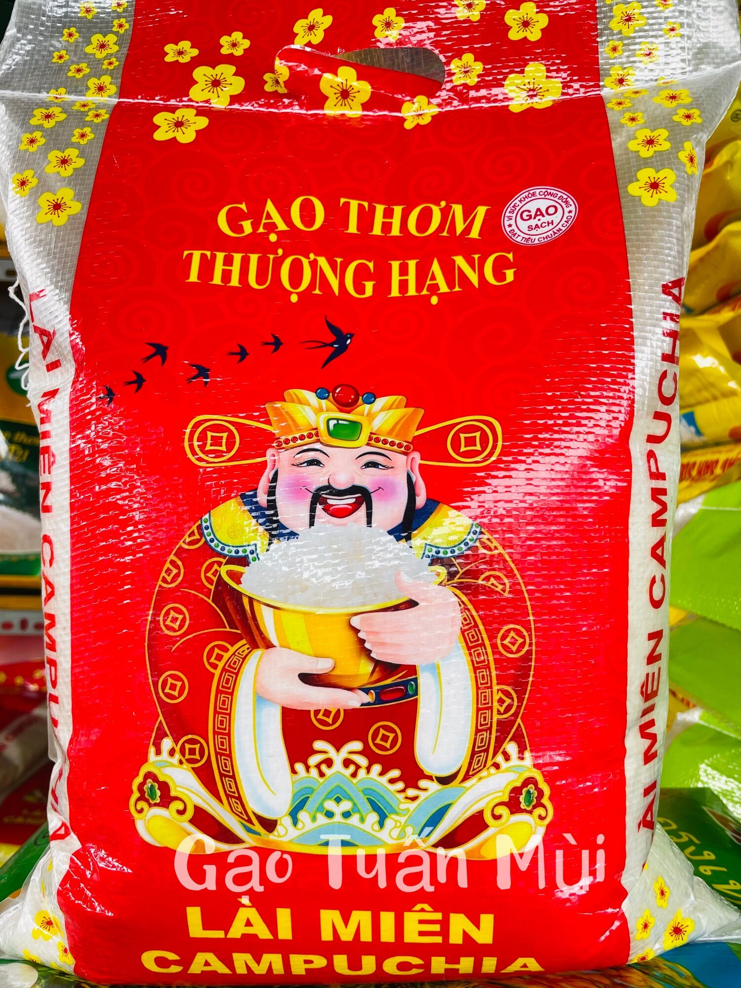 Gạo Lài  Dẻo Mền ,  Ngọt Cơm (Túi 5KÝ )