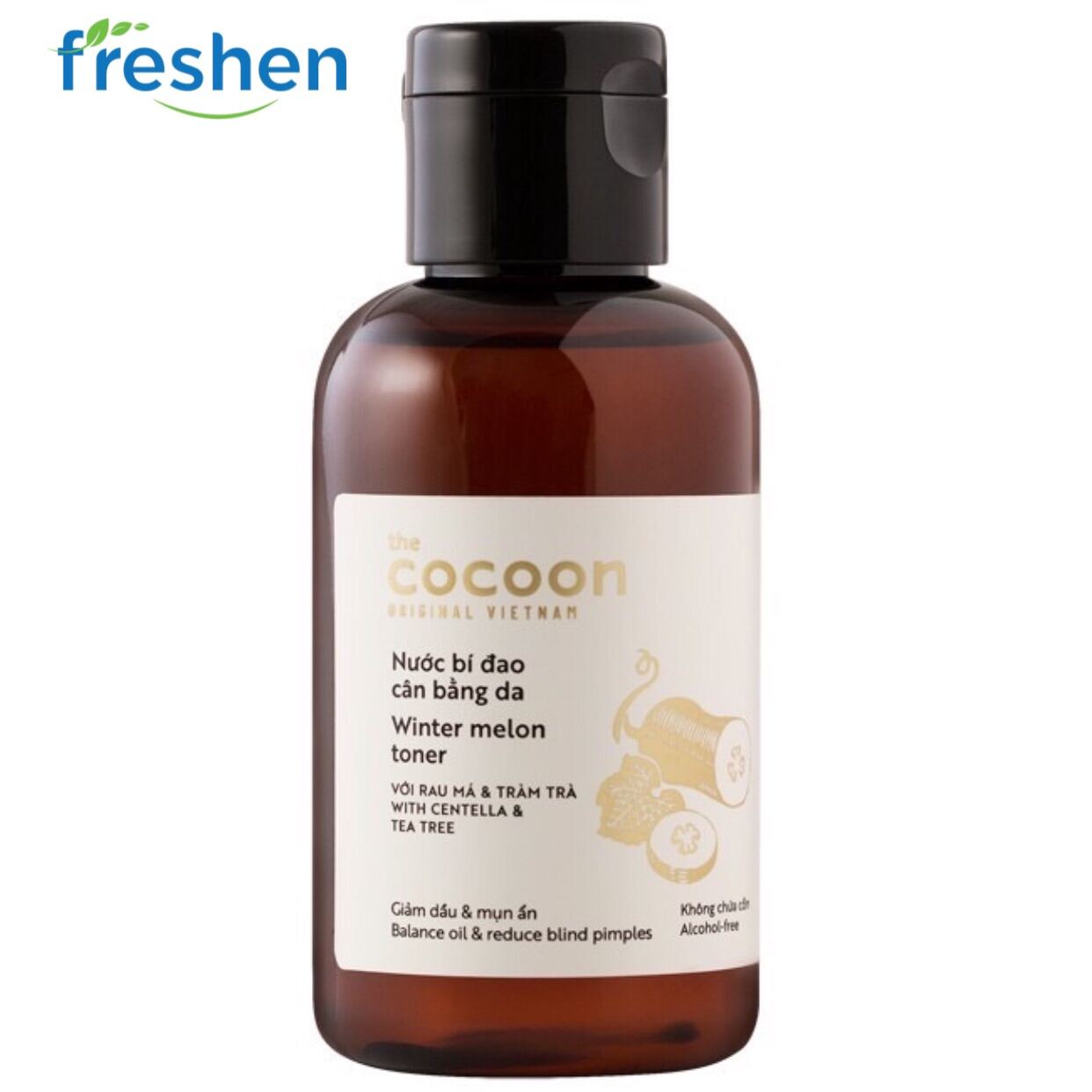 [Hcm]Nước Bí Đao Cân Bằng Da (Toner) Cocoon Giảm Dầu & Mụn 140Ml