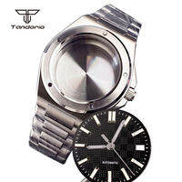 Tandorio | Bộ Phụ Kiện Đồng Hồ Lặn 40mm Bằng Thép Không Gỉ Gồm Vỏ Dây Đeo Mặt Số Và Kim Dành Cho Đồng Hồ Đeo Tay Nam Phong Cách Kỹ Sư Kính Sapphire Máy NH35
