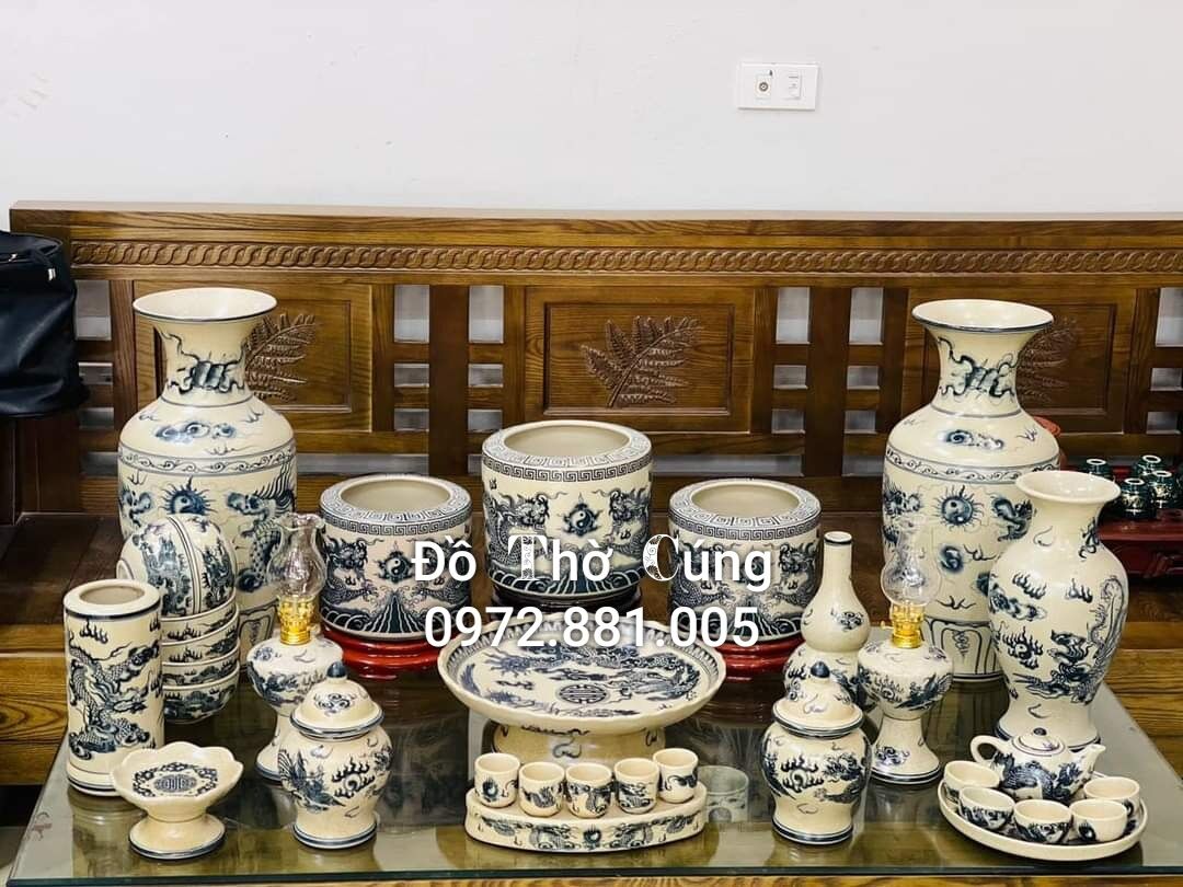 Bát hương Men Rạn đen, bát nhang men rạn cổ