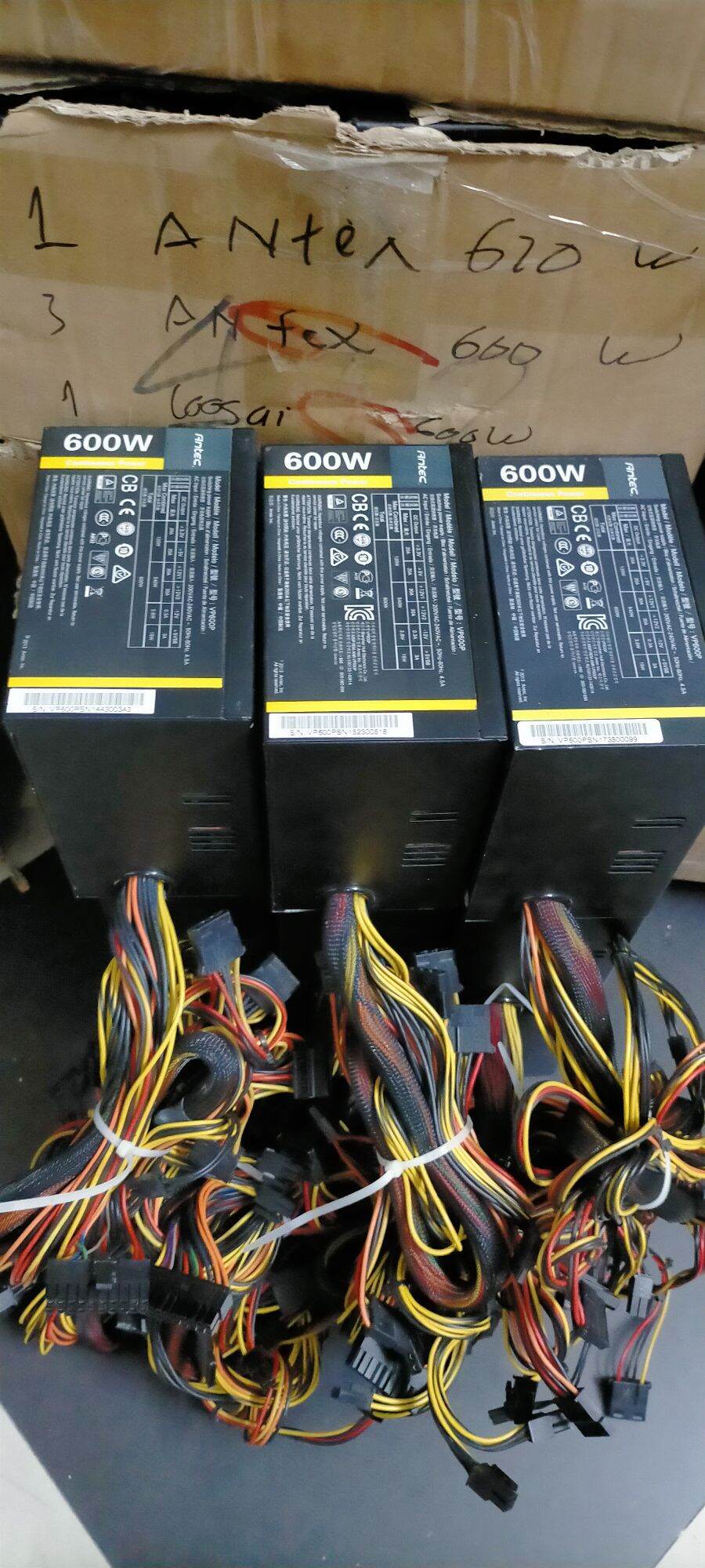 nguồn máy tính antec 600w công suất thực