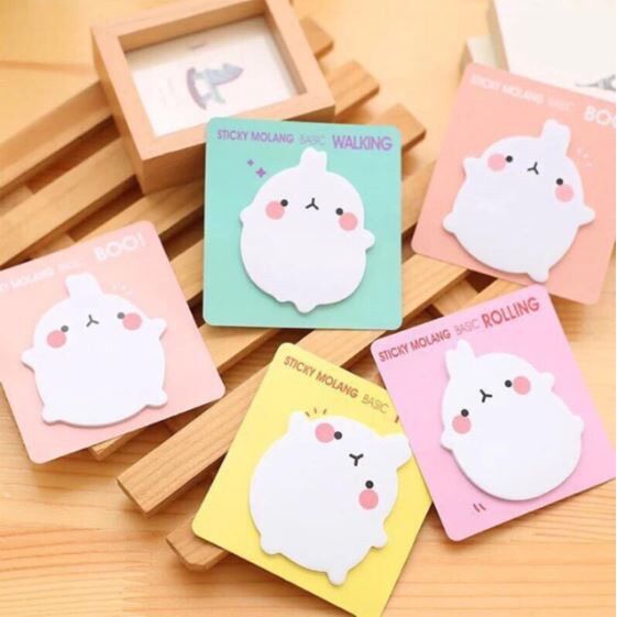 Tập giấy note molang siêu dễ thương