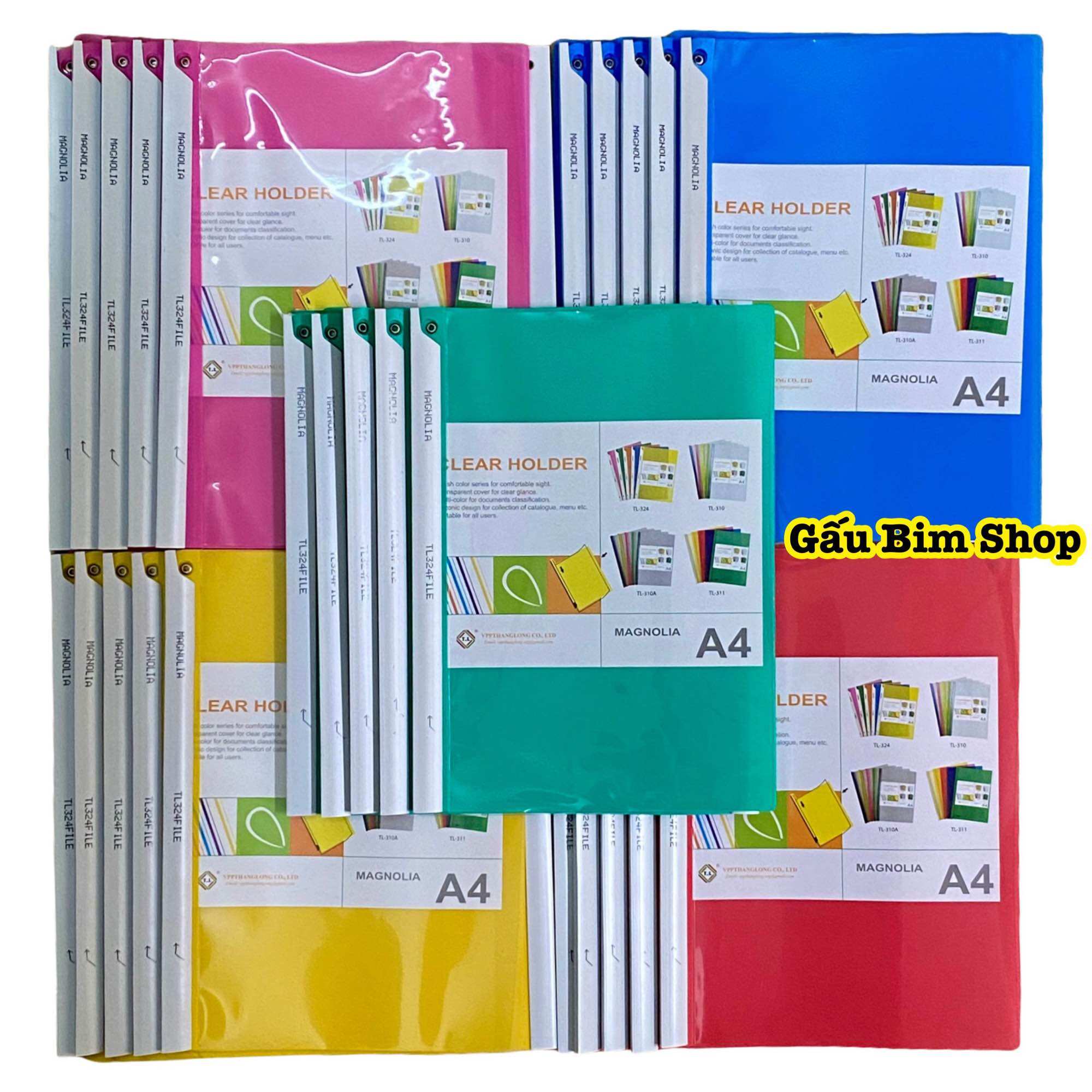 10 chiếc Kẹp tài liệu xoay A4