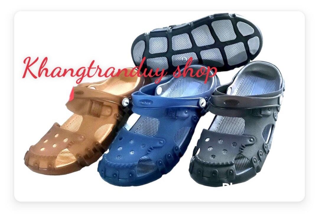 Dép bít nhựa nam dẻo mềm đủ màu size 40-44