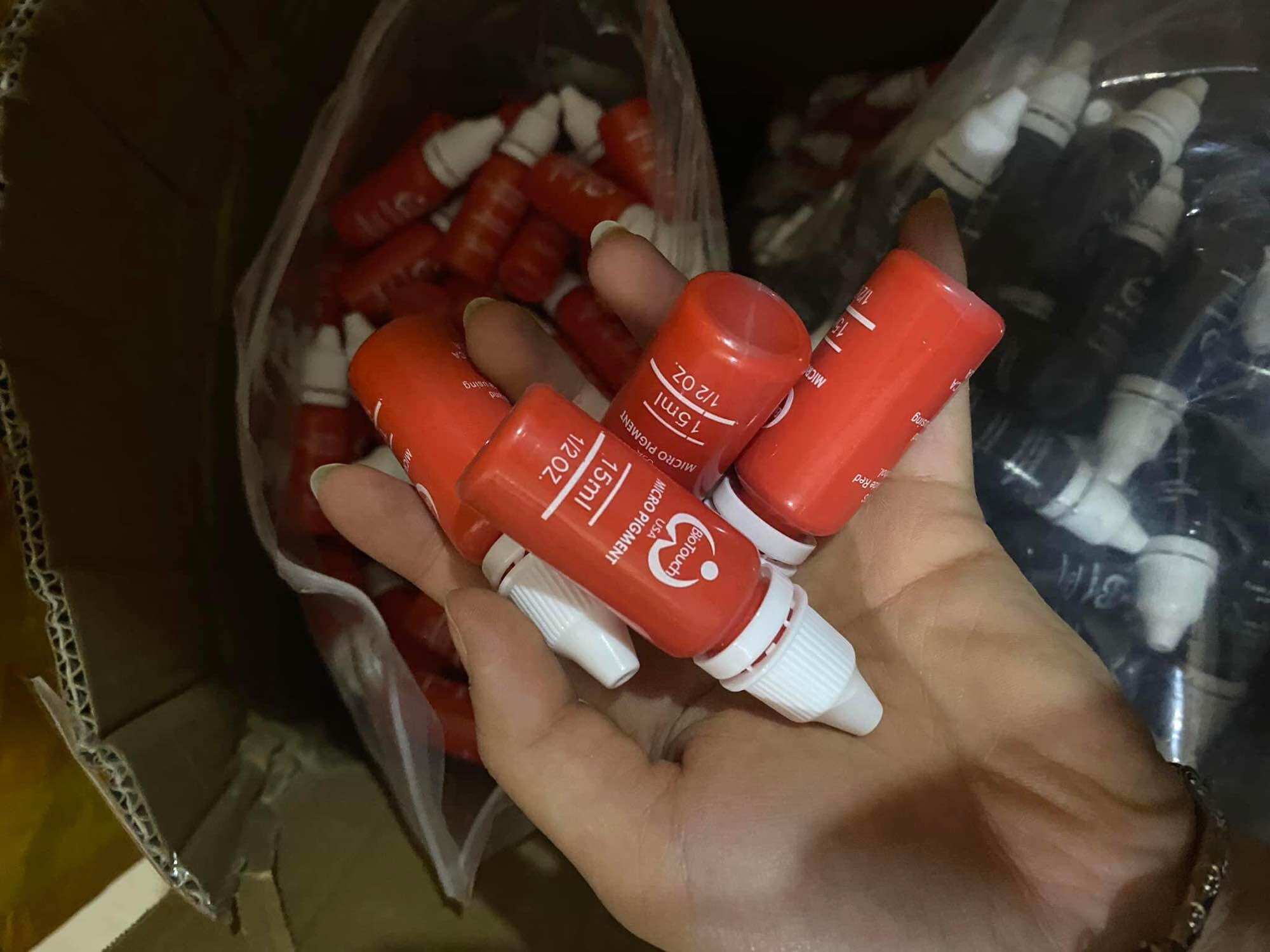 Mực tập trên da giả Bio