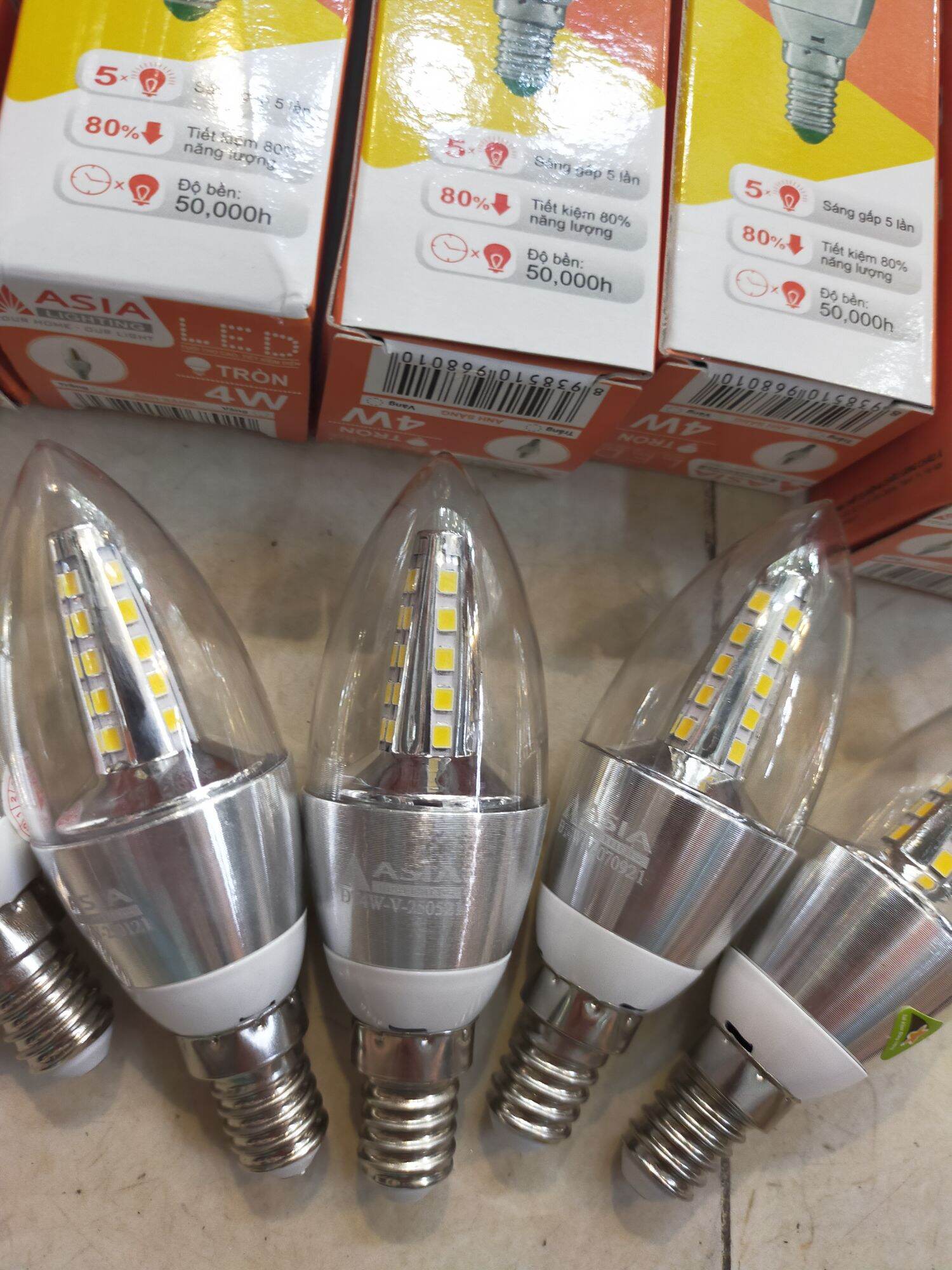 Combo 10 bóng nhót led E14-4W