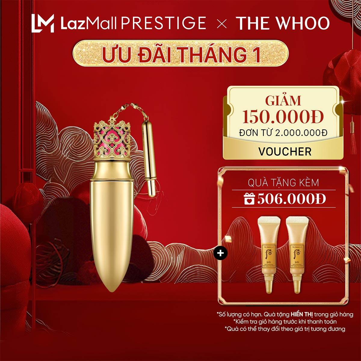 Son môi cao cấp The history of Whoo Gongjinhyang Mi Luxury Lip Rouge 6g