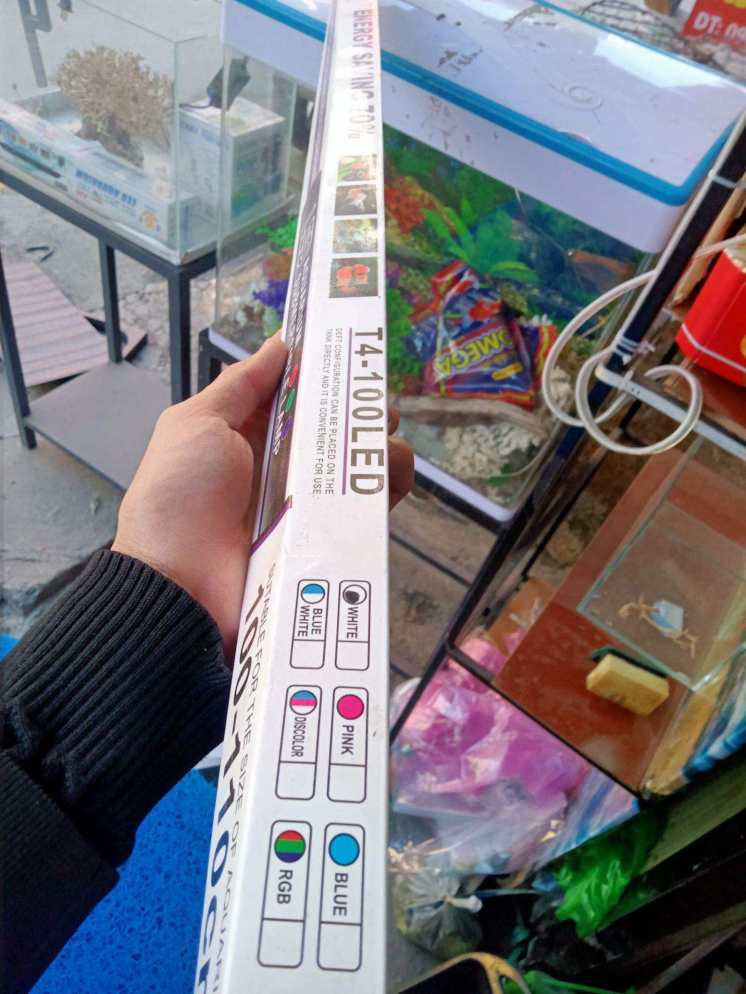 Đèn Led chìm cho Bể cá yilong-CaiBao T4 ( màu trắng) cho bể cá thuỷ sinh