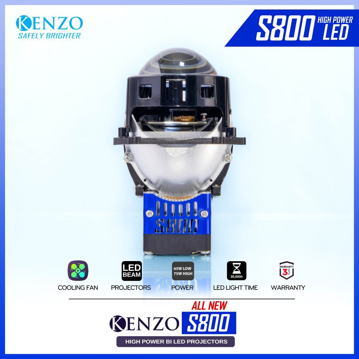Bi-led Kenzo S800 - 65/75W