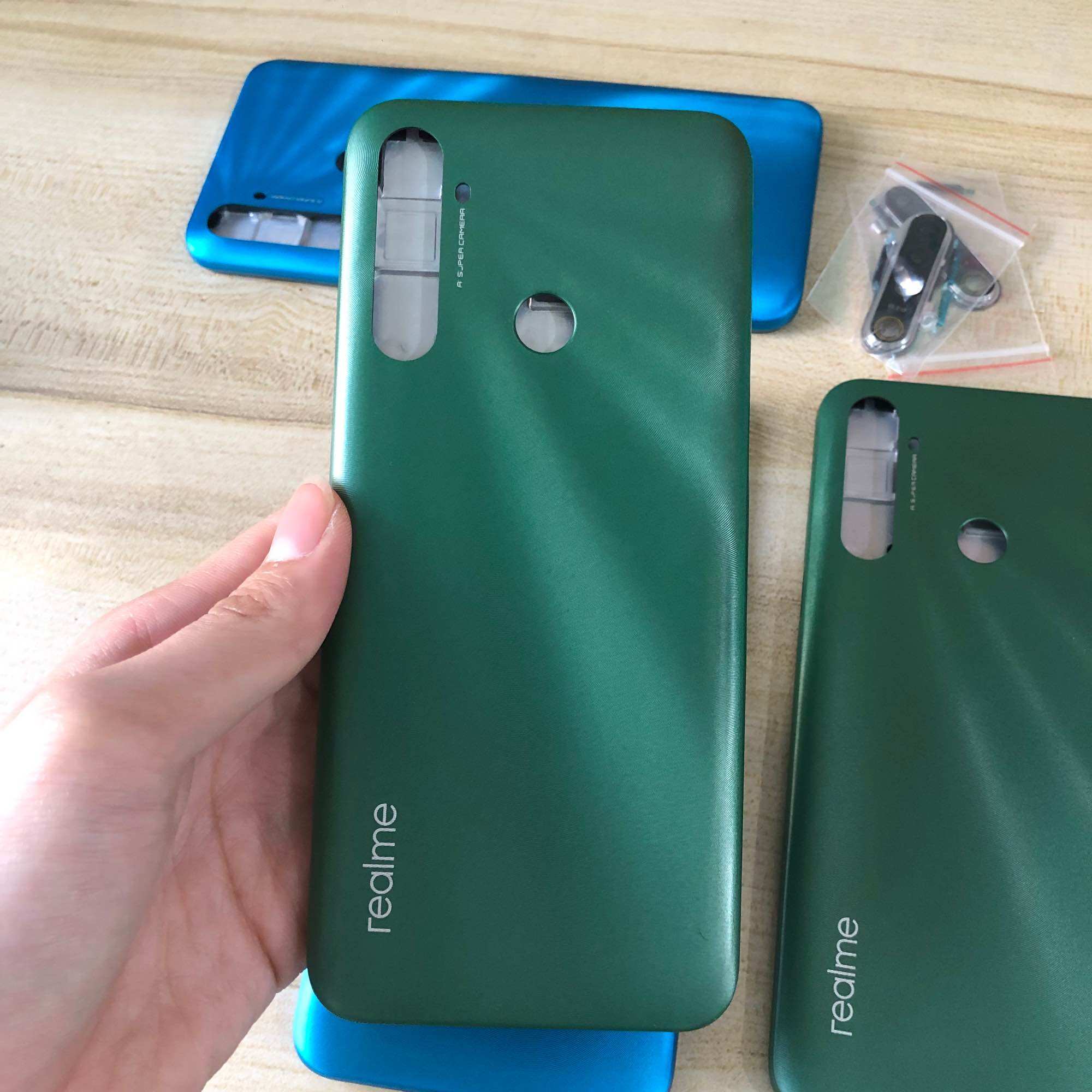 Bộ Vỏ Sườn Realme 5i Zin Hàng Cao Cấp (Kèm kính camera)