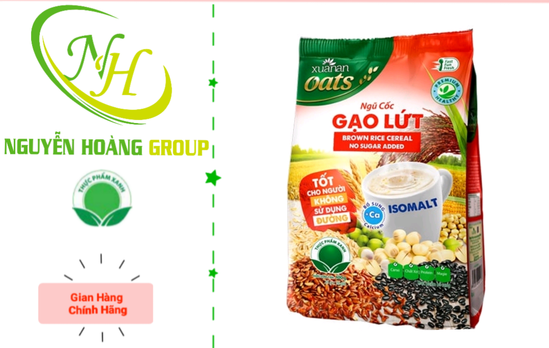 XUÂN AN - Ngũ Cốc Yến Mạch Ít Đường 400g