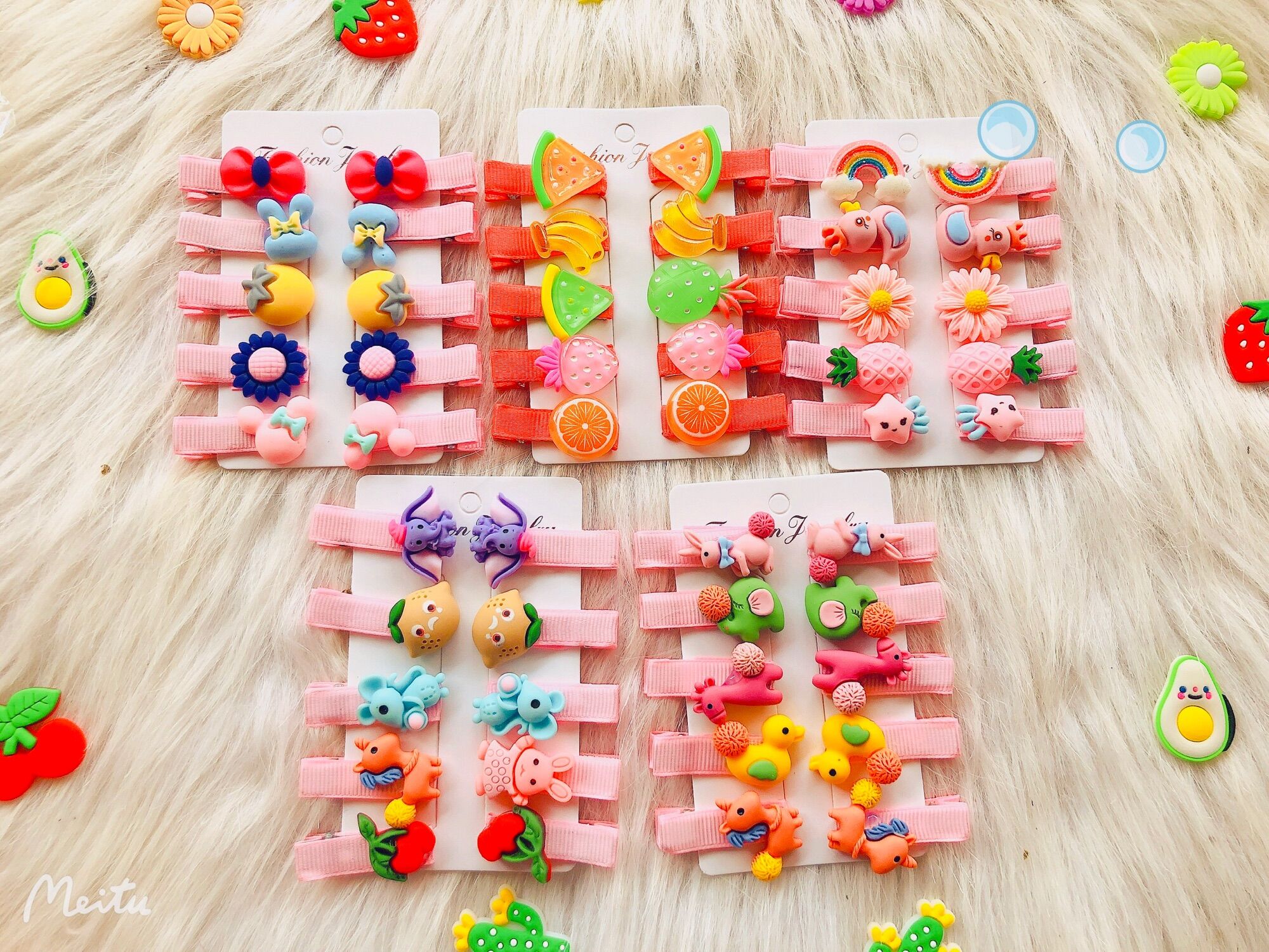 🍀 Set 10 Kẹp Tóc Hàn Quốc Cute Cho Bé Gái 🍀