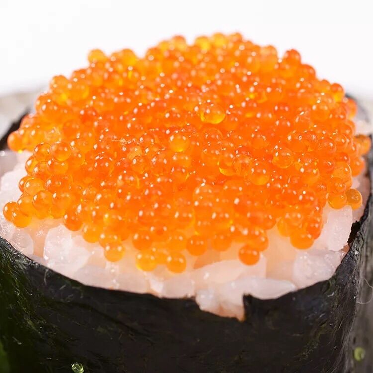 Trứng tôm ebiko massago Nhật_220g( kèm đầy đủ nước tương , wasabi, gừng hồng chuẩn vị)