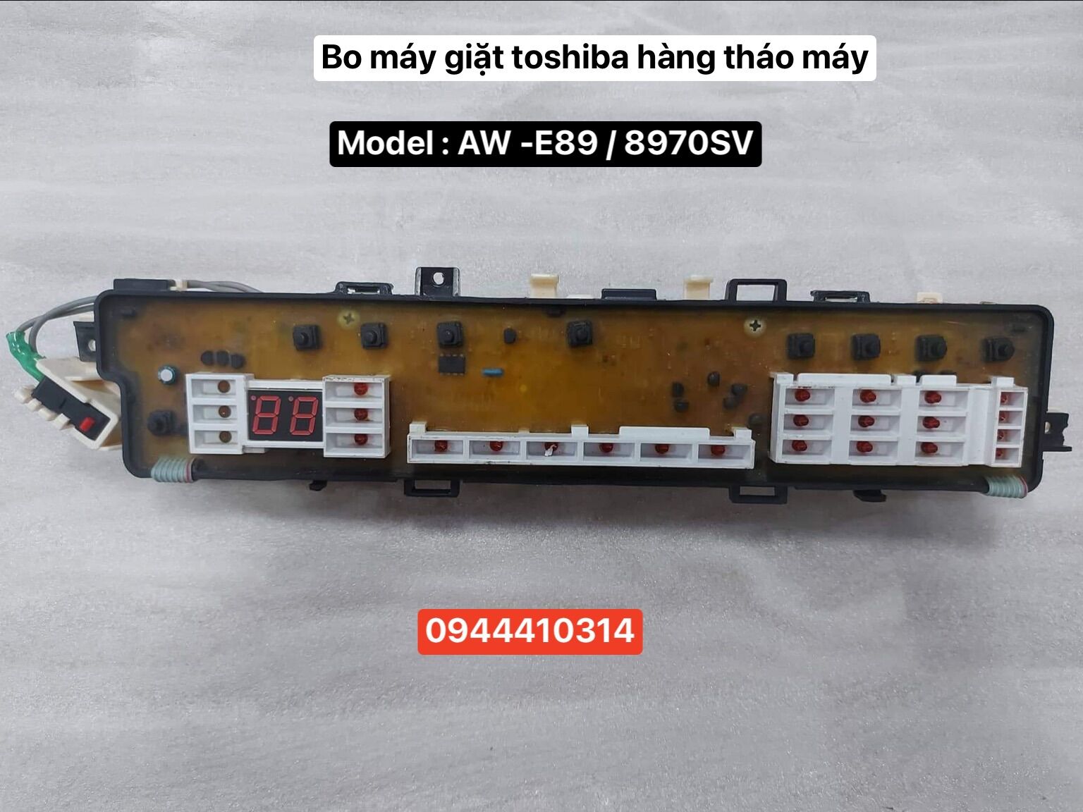 Bo máy giặt toshiba zin hàng tháo máy model aw-e89 / 8970sv
